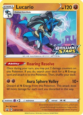 Lucario SWSH186/307 - Promo - Holofoil