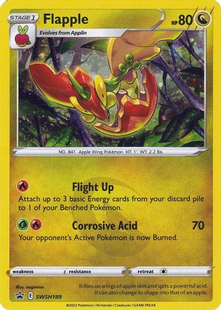 Flapple SWSH189/307 - Promo - Holofoil