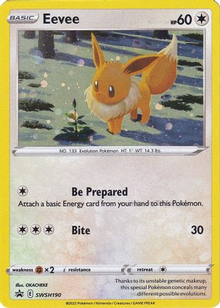 Eevee SWSH190/307 - Promo - Holofoil
