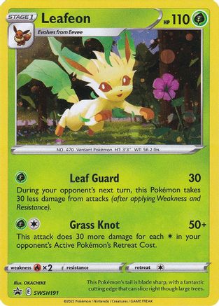 Leafeon SWSH191/307 - Promo - Holofoil