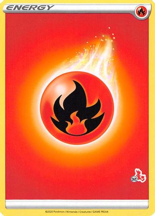 Fire Energy (#32 Cinderace Stamped) - Promo