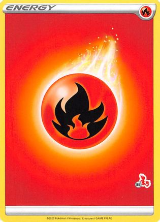 Fire Energy (#35 Cinderace Stamped) - Promo