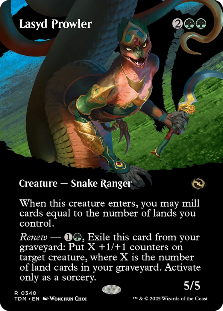 Lasyd Prowler (Borderless) (TDM-348) - Tarkir: Dragonstorm