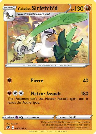 Galarian Sirfetch'd 095/192 - Rare