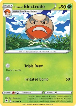 Hisuian Electrode 003/189/189 - Uncommon