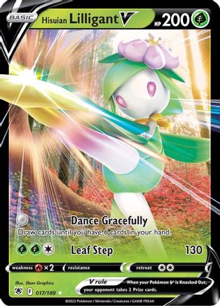 Hisuian Lilligant V 017/189/189 - Ultra Rare - Holofoil
