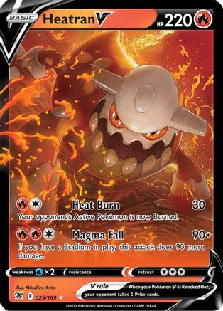 Heatran V 025/189/189 - Ultra Rare - Holofoil