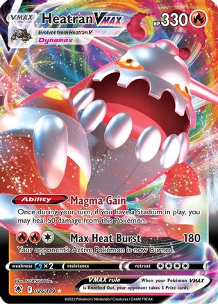 Heatran VMAX 026/189/189 - Ultra Rare - Holofoil