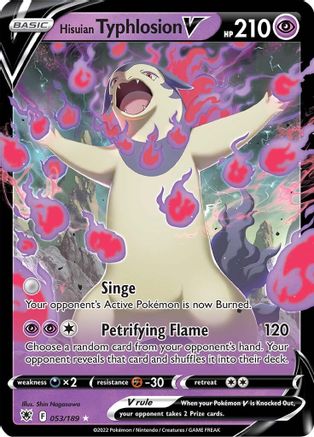 Hisuian Typhlosion V 053/189/189 - Ultra Rare - Holofoil