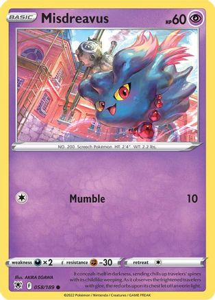 Misdreavus 058/189/189 - Common