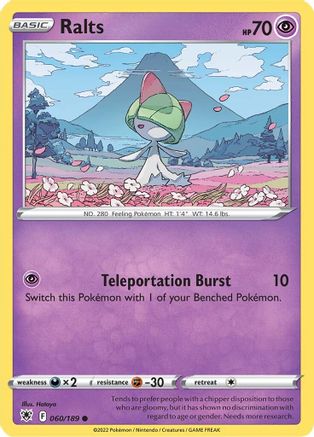 Ralts 060/189/189 - Common