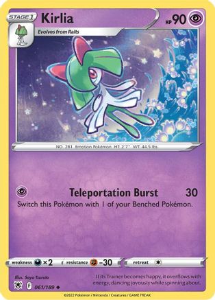 Kirlia 061/189/189 - Uncommon