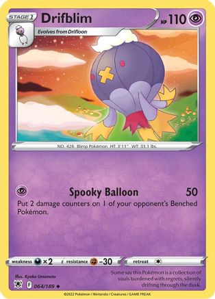 Drifblim 064/189/189 - Uncommon