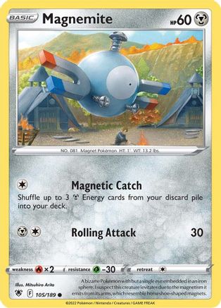 Magnemite 105/189/189 - Common