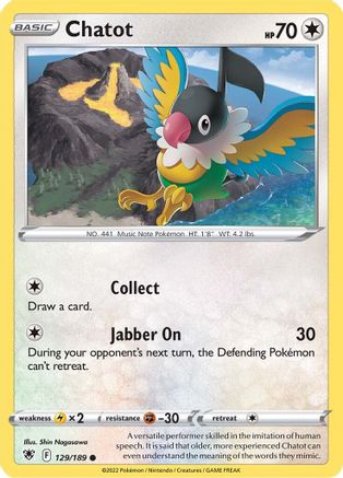 Chatot 129/189/189 - Common