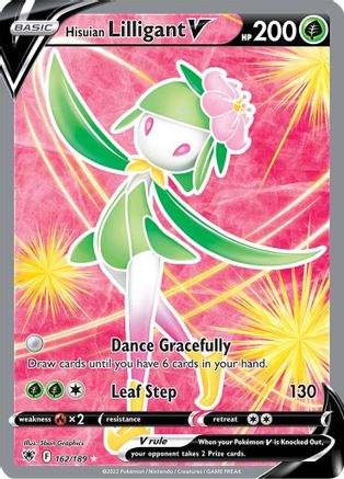 Hisuian Lilligant V (Full Art) 162/189/189 - Ultra Rare - Holofoil