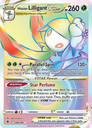 Hisuian Lilligant VSTAR (Secret) 190/189/189 - Secret Rare - Holofoil