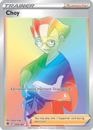 Choy (Secret) 200/189/189 - Secret Rare - Holofoil