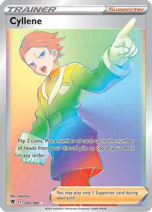 Cyllene (Secret) 201/189/189 - Secret Rare - Holofoil