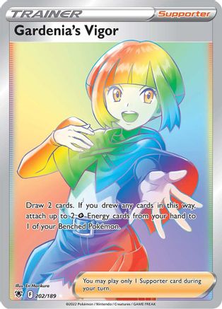 Gardenia's Vigor (Secret) 202/189/189 - Secret Rare - Holofoil