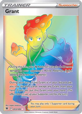 Grant (Secret) 203/189/189 - Secret Rare - Holofoil
