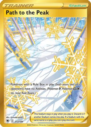 Path to the Peak (Secret) 213/189/189 - Secret Rare - Holofoil
