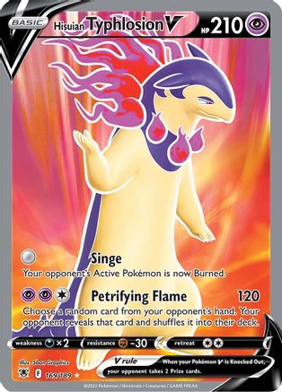 Hisuian Typhlosion V (Full Art) 169/189/189 - Ultra Rare - Holofoil