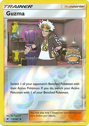 Guzma 115/147 - Promo - Reverse Holofoil
