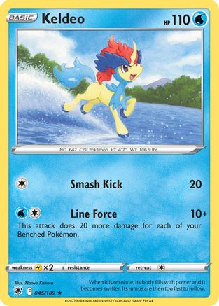Keldeo 045/189 - Rare