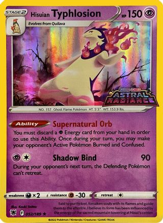 Hisuian Typhlosion 052/189 - Promo - Holofoil