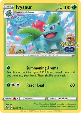 Ivysaur 002/078/78 - Uncommon