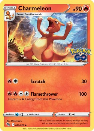 Charmeleon 009/078/78 - Uncommon