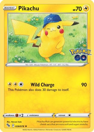 Pikachu (28) 028/078/78 - Holo Rare - Holofoil