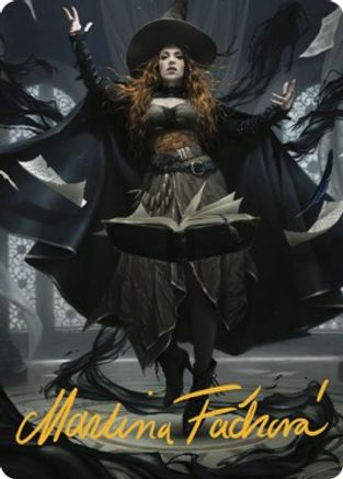 Tasha, the Witch Queen Art Card (41/81) (Gold-Stamped Signature) (ASCLB-041) - Art Series: Commander Legends: Battle for Baldur's Gate