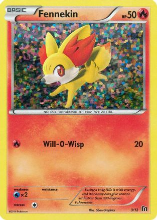 Fennekin 003/12/12 - Promo - Holofoil