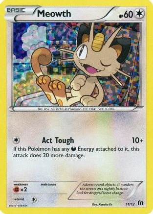 Meowth 011/12/12 - Promo - Holofoil