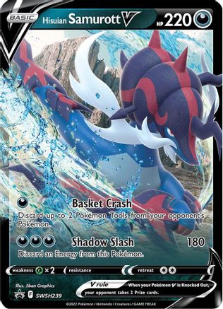 Hisuian Samurott V SWSH239/307 - Promo - Holofoil