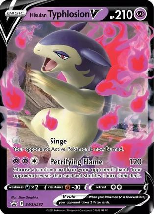 Hisuian Typhlosion V SWSH237/307 - Promo - Holofoil