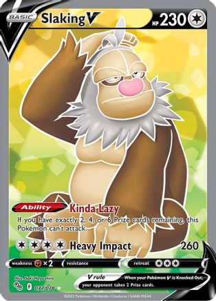 Slaking V (Full Art) 077/078/78 - Ultra Rare - Holofoil