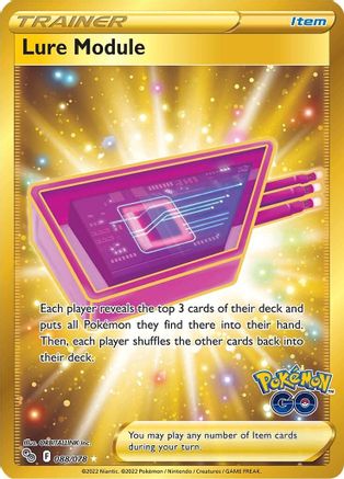 Lure Module (Secret) 088/078/78 - Secret Rare - Holofoil