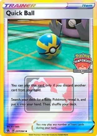 Quick Ball 237/264 - Promo - Reverse Holofoil