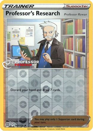 Professor's Research 147/172 - Promo - Reverse Holofoil