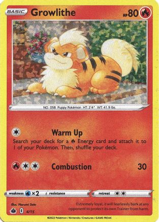 Growlithe 004/15 - Promo - Holofoil