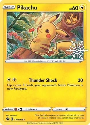 Pikachu SWSH153/307 - Promo - Holofoil