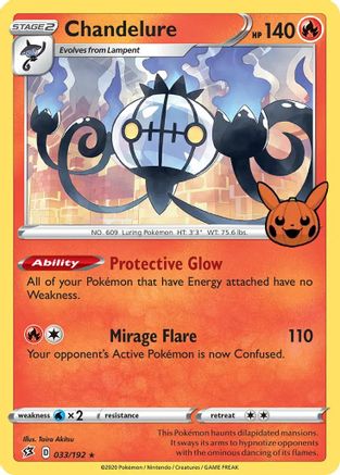 Chandelure 033/192 - Promo - Holofoil