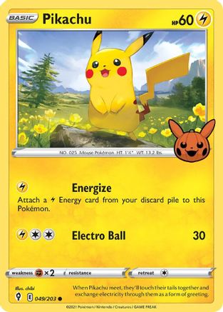 Pikachu 049/203 - Promo