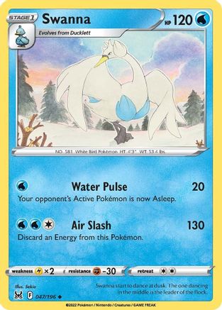 Swanna 047/196/196 - Uncommon