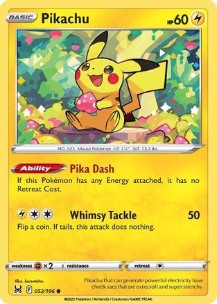 Pikachu 052/196/196 - Common