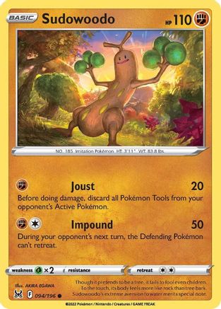 Sudowoodo 094/196/196 - Common