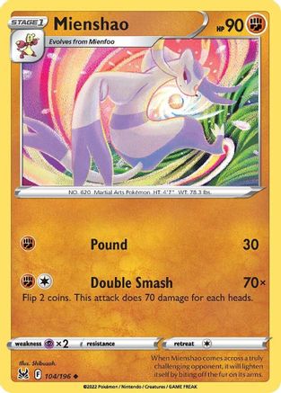 Mienshao 104/196/196 - Uncommon
